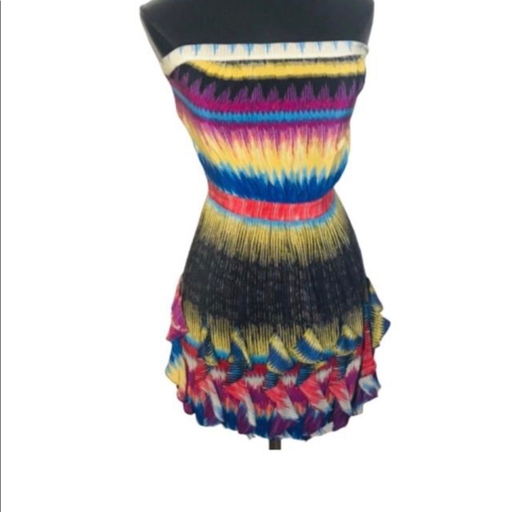 Twelfth St by Cynthia Vincent Silk Strapless dress